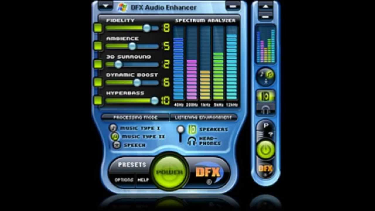Dfx Audio Enhancer For Windows 7